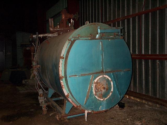 Superior 125HP Aztec Scotch marine firetube gas fired boiler